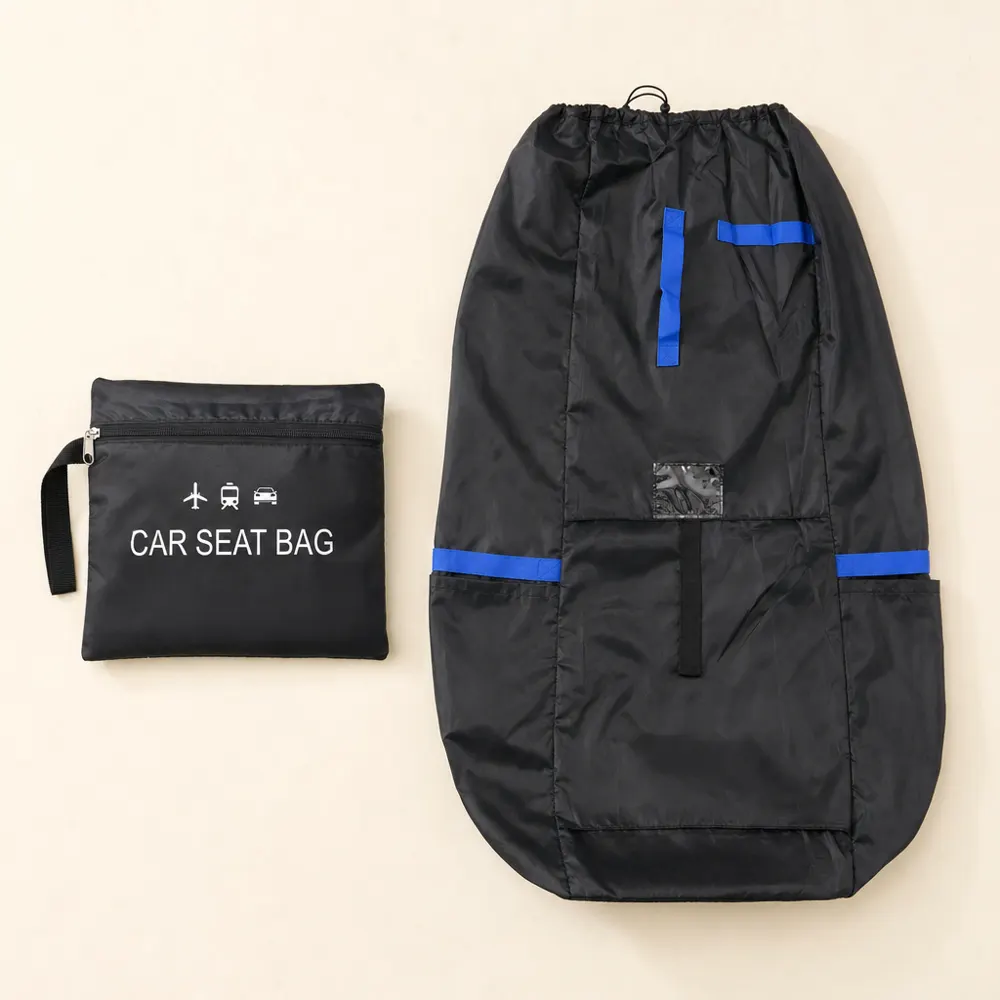 SeatPorter bag folded flat with its zip pouch